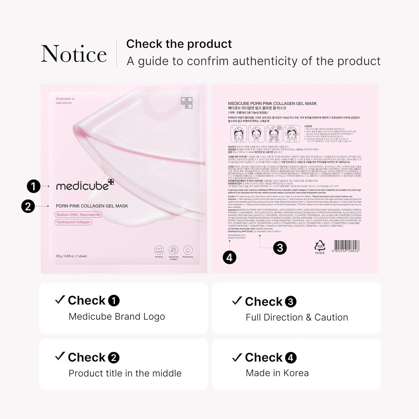 Medicube Salmon DNA PDRN Pink Collagen Jelly Mask